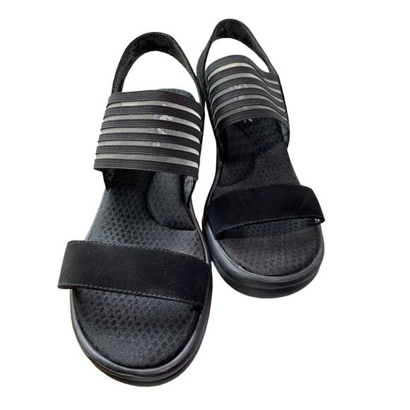 Skechers Cali Womens 8 Rumblers Memory Foam Slingback Stretch Band Sandals - Picture 1 of 6